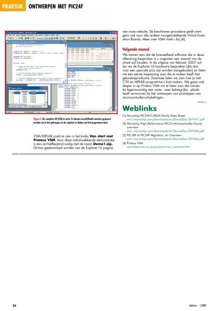 Explorer-16 Deel 1 - inleiding tot MPLAB, C30 en ... - ELEKTOR.nl
