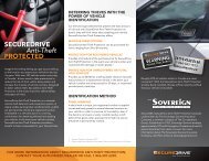 SECUREDRIVE Anti-Theft PROTECTED