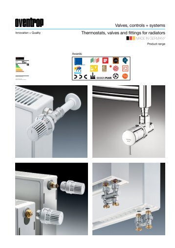 Thermostats, valves and fittings for radiators - Oventrop