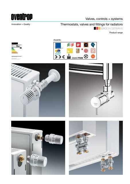 Thermostats, valves and fittings for radiators - Oventrop