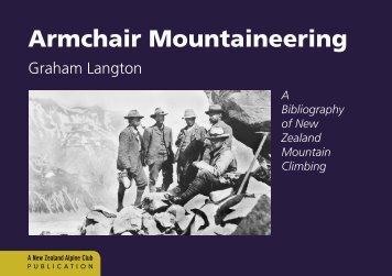 Armchair Mountaineering - New Zealand Alpine Club