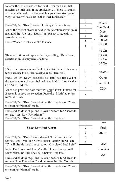 Owner's Manual - Faria Instruments