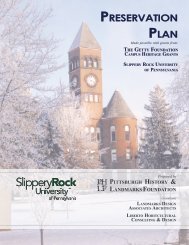 PRESERVATION PLAN - Society for College and University Planning