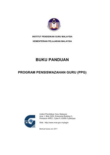 BUKU PANDUAN - Institut Pendidikan Guru Kampus Batu Lintang