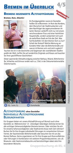 NACHTWÃ„CHTER PROGRAMME - StattReisen Bremen