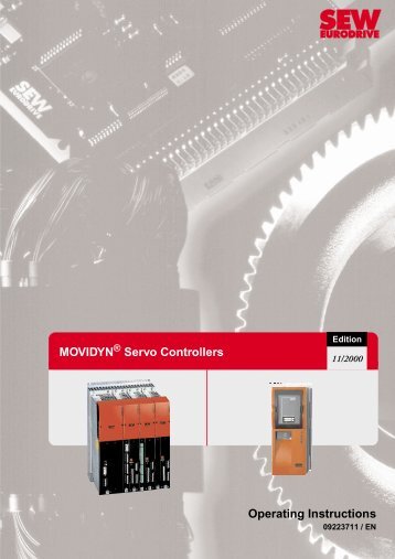 MOVIDYN Servo Controllers Operating Instructions - SEW Eurodrive