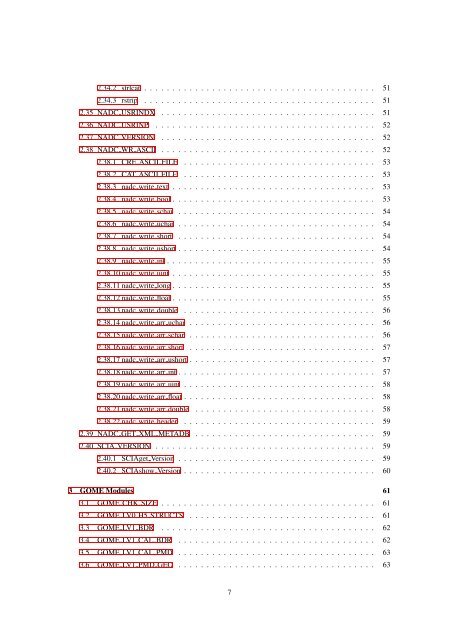 Reference Manual of the nadc-tools API and Libraries - SRON