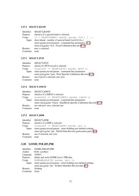 Reference Manual of the nadc-tools API and Libraries - SRON