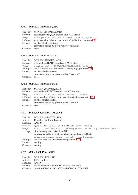 Reference Manual of the nadc-tools API and Libraries - SRON