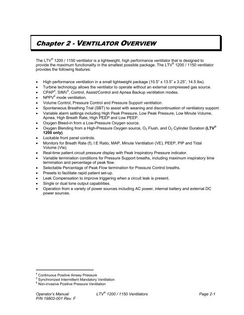 LTV 1200 Operator's Manual - AARC.org