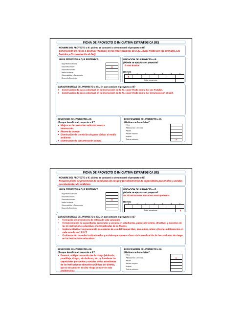 objetivos estrategicos - Municipalidad de La Molina