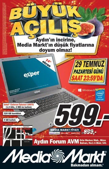 AydÄ±n'Ä±n incirine, Media Markt'Ä±n dÃ¼ÅÃ¼k fiyatlarÄ±na doyum olmaz!