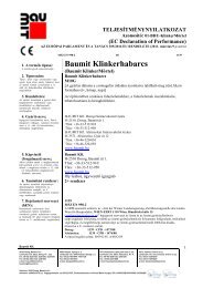 Klinkerhabarcs - TNyLokok - Baumit