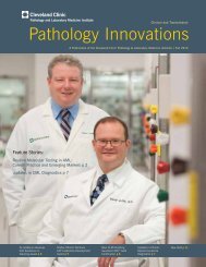 Pathology Innovations - Cleveland Clinic Laboratories > Home