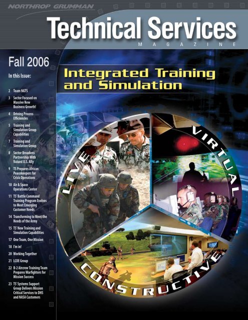 Technical Services Magazine Ã¢Â€Â¢ Fall 2006 - Northrop Grumman ...