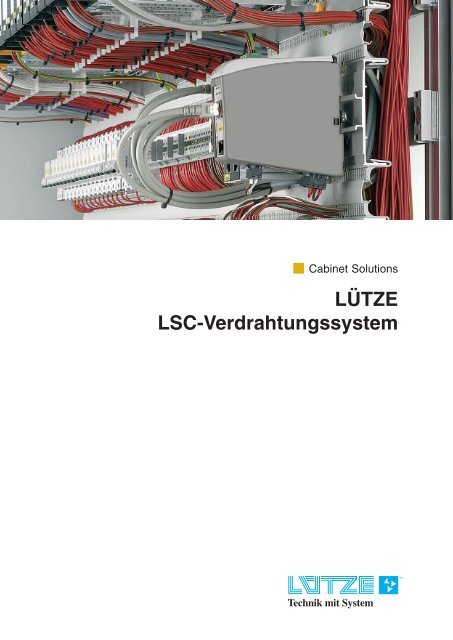 LÃTZE LSC-Verdrahtungssystem - Luetze.com