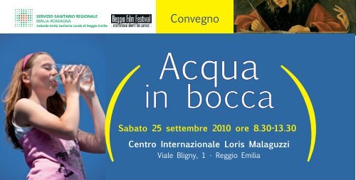 Convegno Acqua.indd - Azienda USL di Reggio Emilia