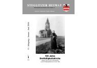 STEGLITZER HEIMAT - Heimatverein Steglitz