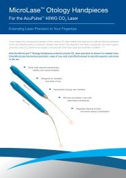 MicroLaseâ¢ Otology Handpieces - Lumenis Surgical