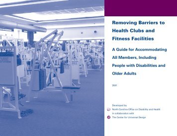 Removing Barriers to Health Clubs and Fitness Facilities - Stcsig.org