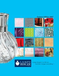 Summer Edition 2007 - Lampe Berger fragrance lamps Mt. Dora ...