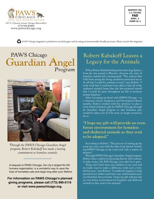 DAVID DUFFIELD - PAWS Chicago