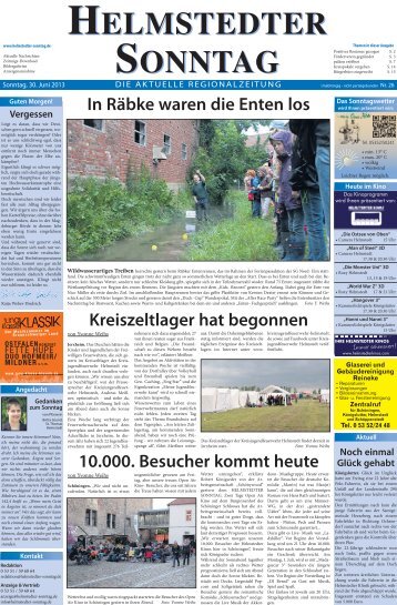 HELMSTEDTER SONNTAG HELMSTEDTER ... - ViP 4 Helmstedt