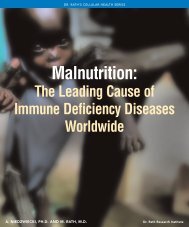 Malnutrition: The Leading Cause of Immune Deficiency Diseases ...