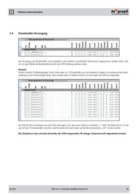 ESPA 4.4.4-Schnittstelle Technisches Handbuch - Regraph.de