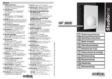 k HF 3600 m  - Steinel