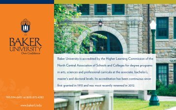 Strategic Goals - Baker University