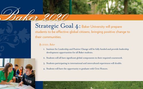 Strategic Goals - Baker University