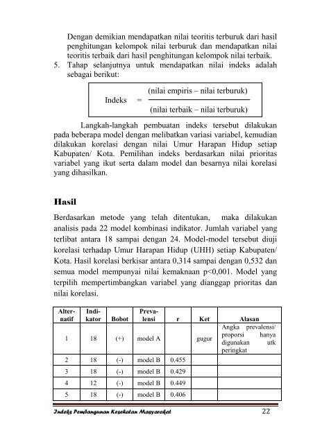 Indeks Pembangunan Kesehatan Masyarakat