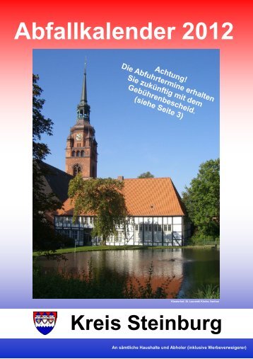 Abfallkalender 2012 - Kreis Steinburg