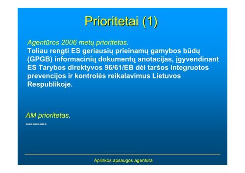 ataskaita 2006 - Aplinkos apsaugos agentūra