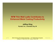 RFM Thin Wall Ladle Contributes to Enhanced Metal ... - Pyrotek, Inc.