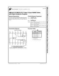 DM54LS12/DM74LS12 Triple 3-Input NAND Gates with Open ...