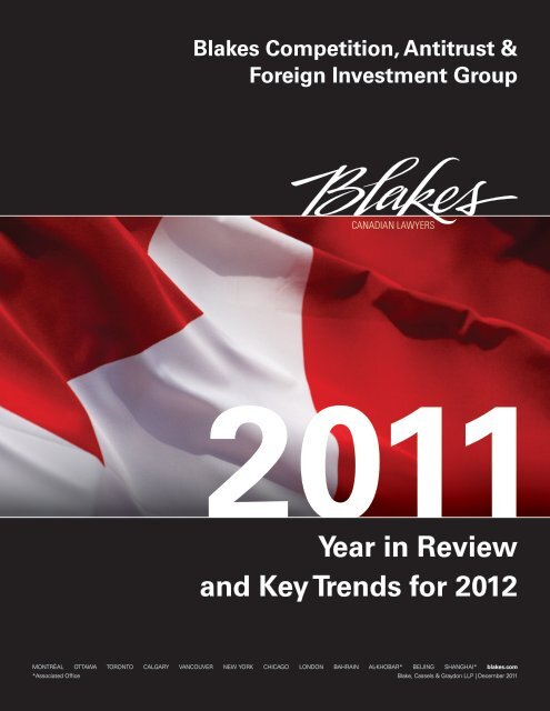 2011 Year in Review and Key Trends for 2012