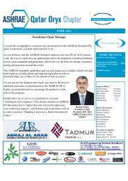 April 2012 - ASHRAE Qatar