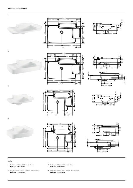 Axor Bouroullec bathroom planning - Hansgrohe