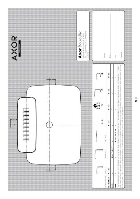 Axor Bouroullec bathroom planning - Hansgrohe