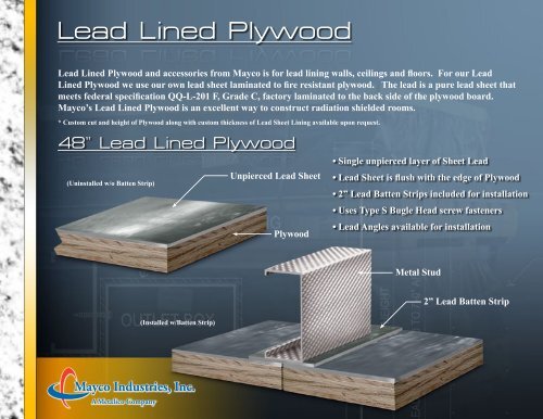49 Lead Lined Gypsum