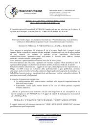 COMUNE DI SEDRIANO