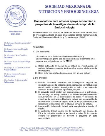 Convocatoria para obtener apoyo econÃ³mico a proyectos de ...