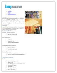 Submittal MSDS Guide Specifications Description Knauf Elevated ...