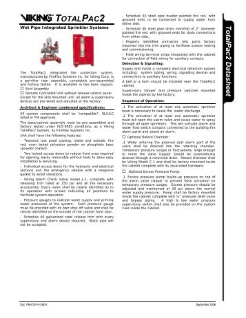 TotalPac2 Datasheet - FIREFLEX SYSTEMS