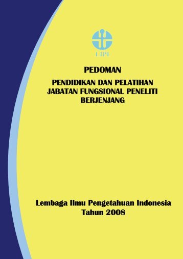 Pedoman Diklat Peneliti Berjenjang