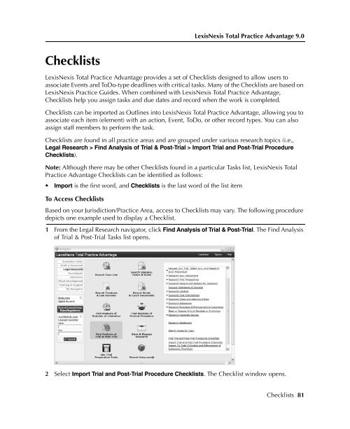 LexisNexis Total Practice Advantage 9.0 - Litigation Solutions