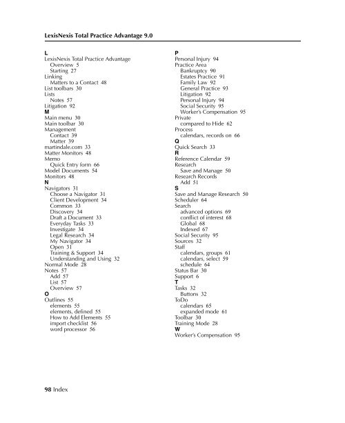 LexisNexis Total Practice Advantage 9.0 - Litigation Solutions