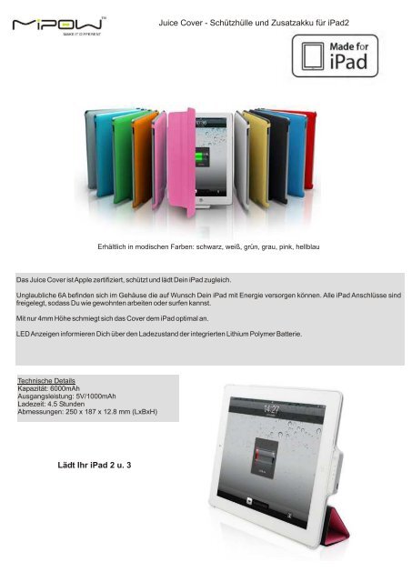 Mipow Katalog - Klaus Stephan GmbH